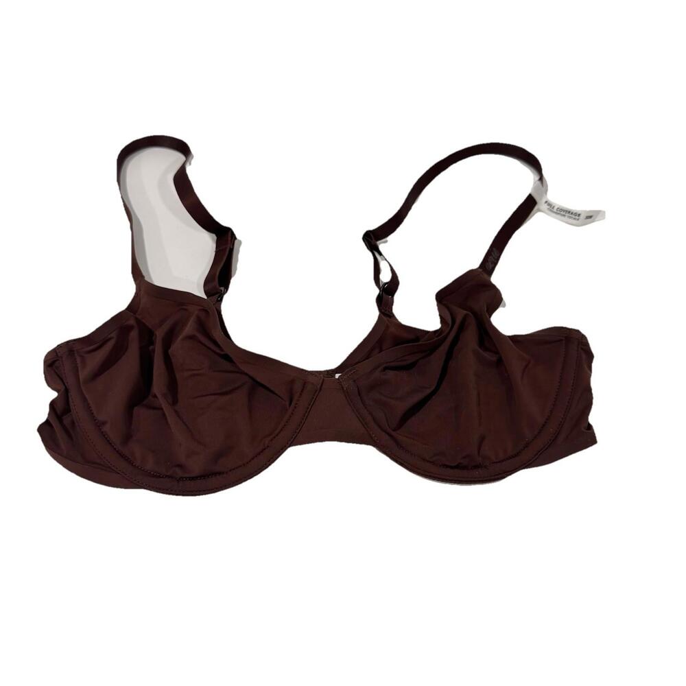 aerie Brown Underwire Full Coverage Bra